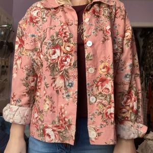 Pink Floral Jacket